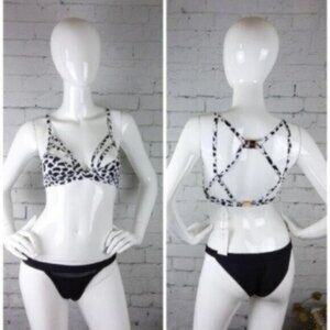 Kopper & Zink Lola Strappy Bikini Top Twilight Size XS